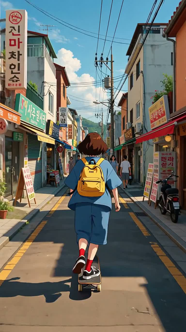 Seaside Street Skateboarding Roam