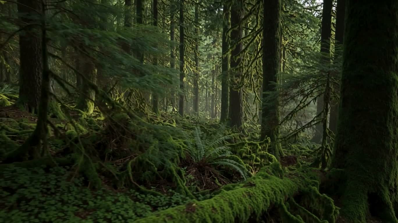 苔霧の幽林