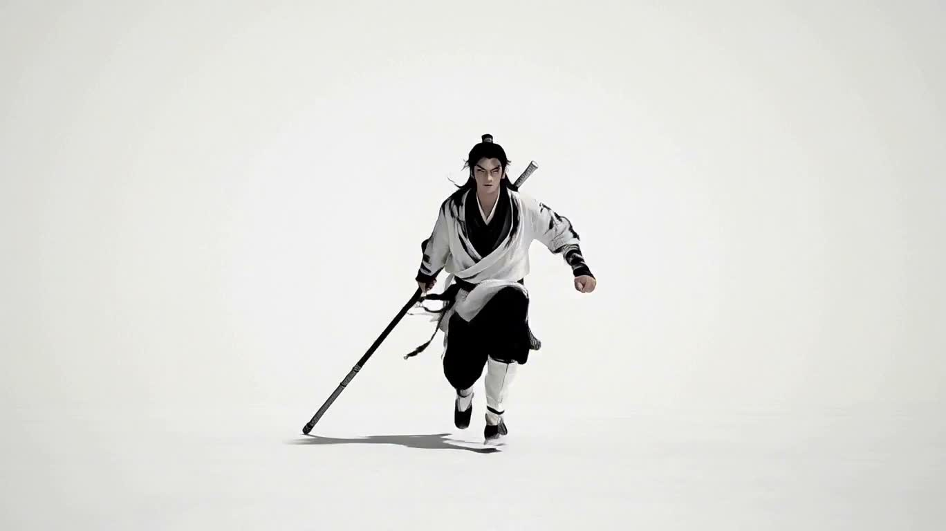 水墨狂棍:白色虚空中的武侠决战