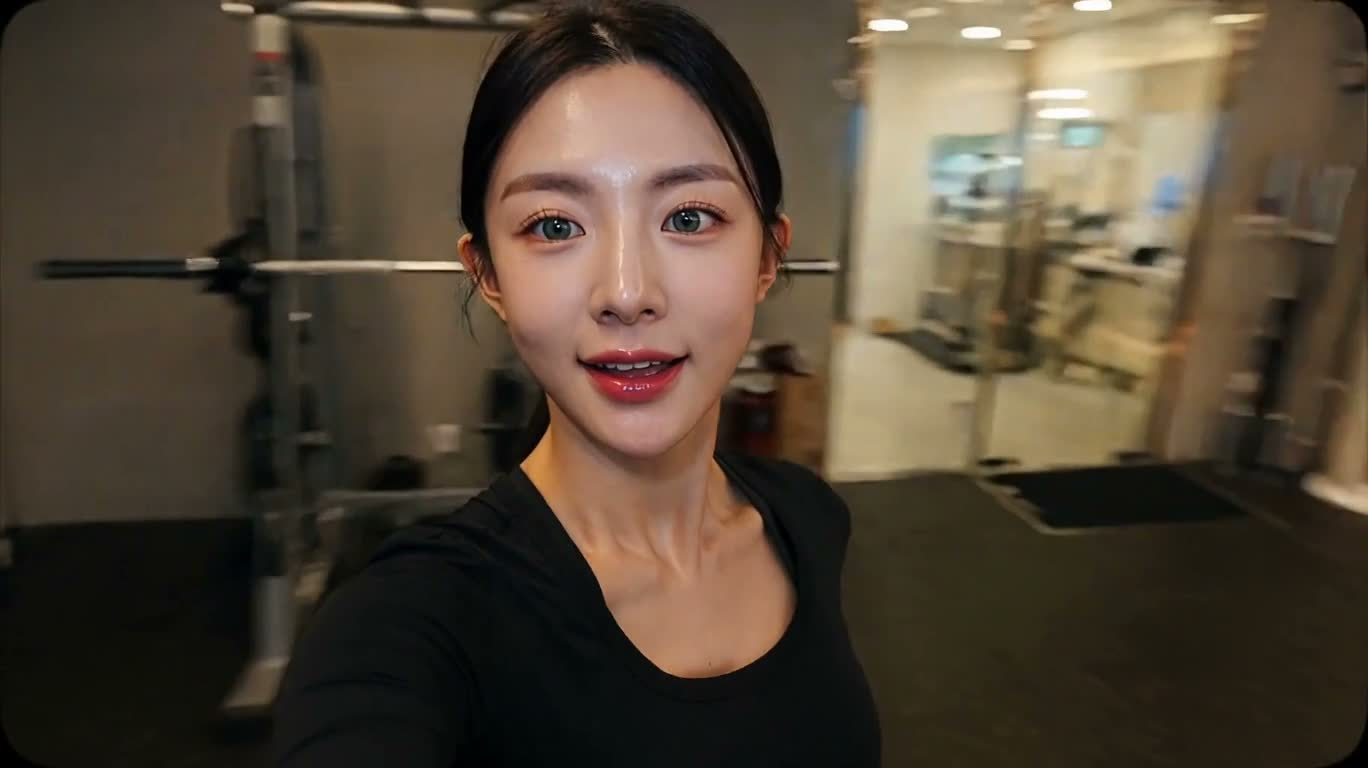 15-Second Training Diary in the Late-Night Gym
