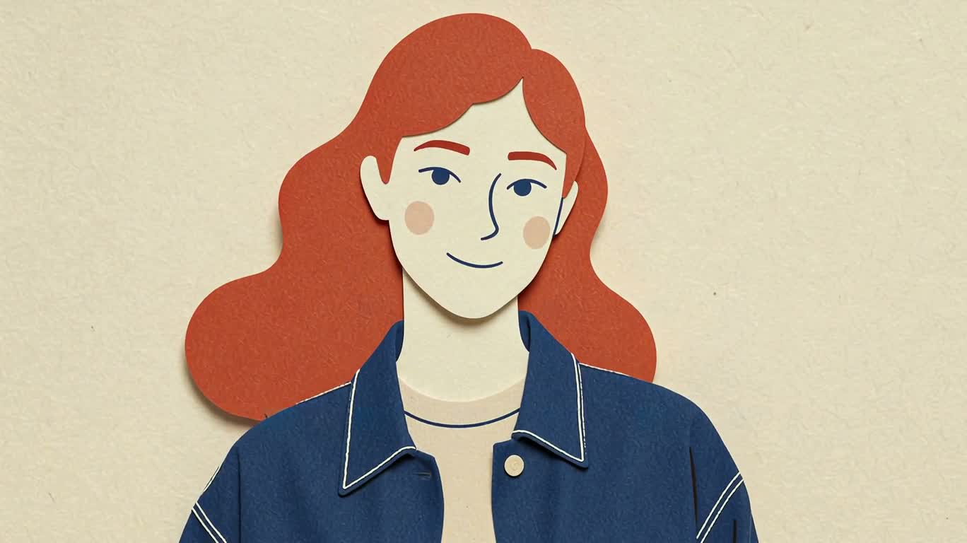 Fille en papier : créer son propre monde — AI video creation