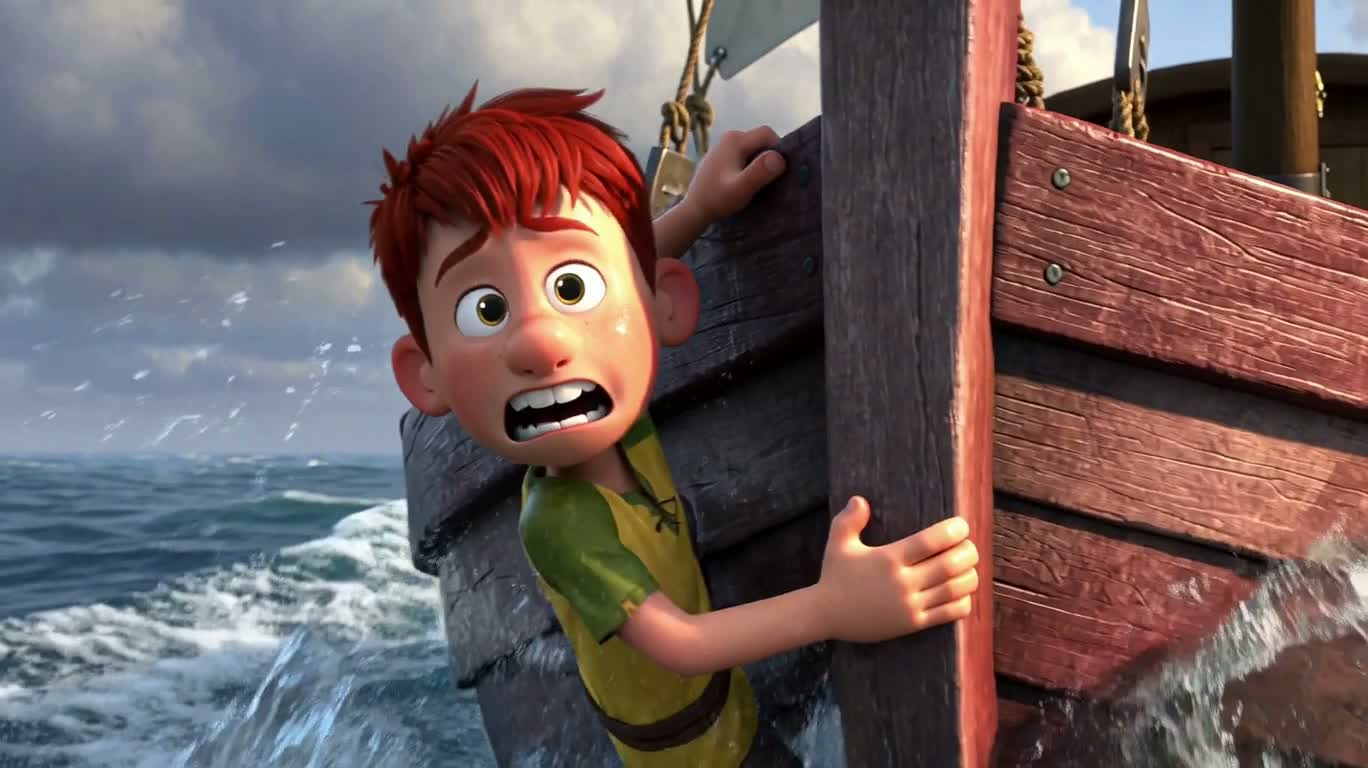 A Boy's Fantastical Encounter with a Sea Dragon