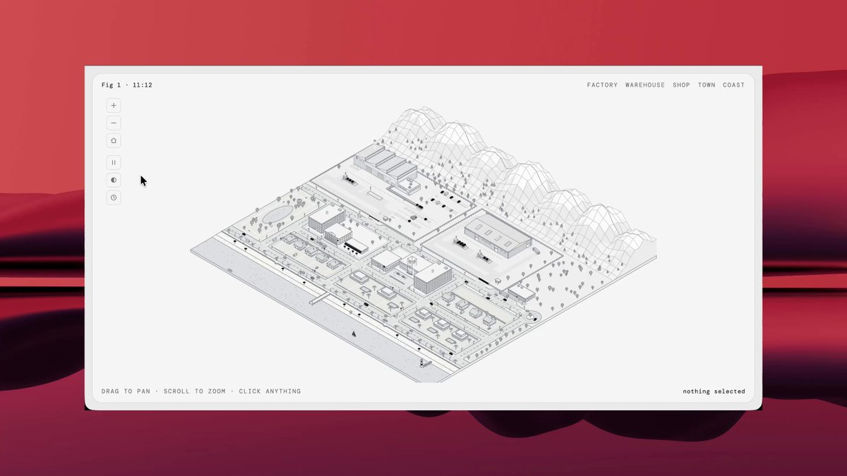 Browser-based 3D scene
