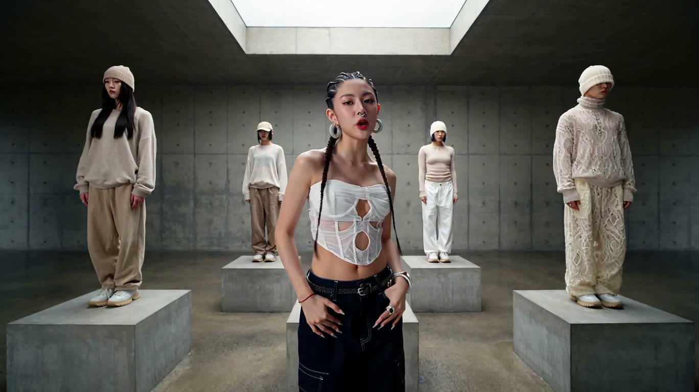 混凝土雕塑中庭说唱