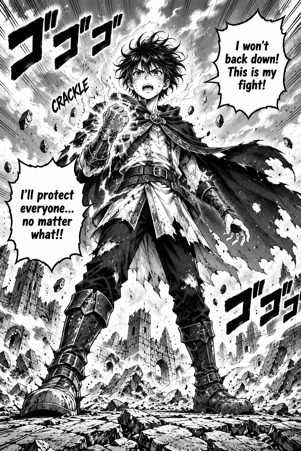 少年魔法使いの逆境の宣言