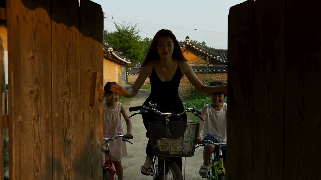 A Warm Ride Through the Countryside at Dusk