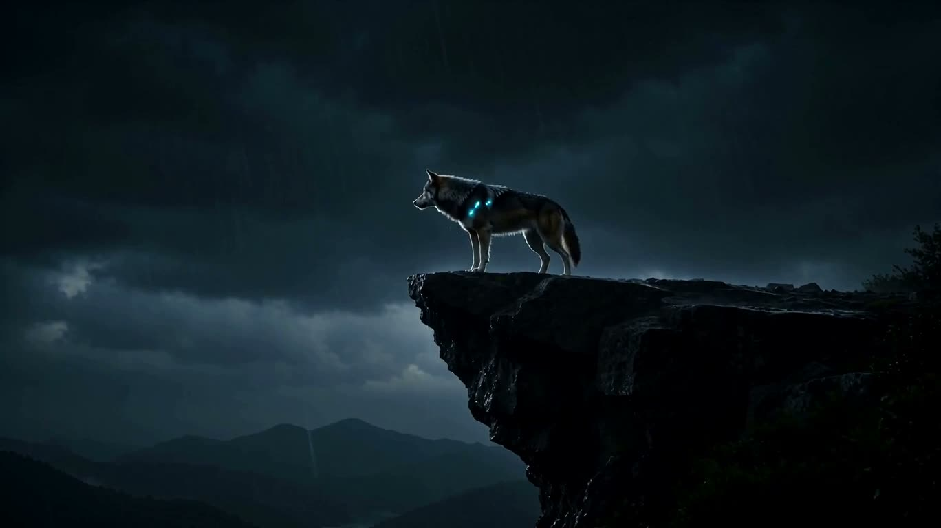 Loup Électrique de la Tempête