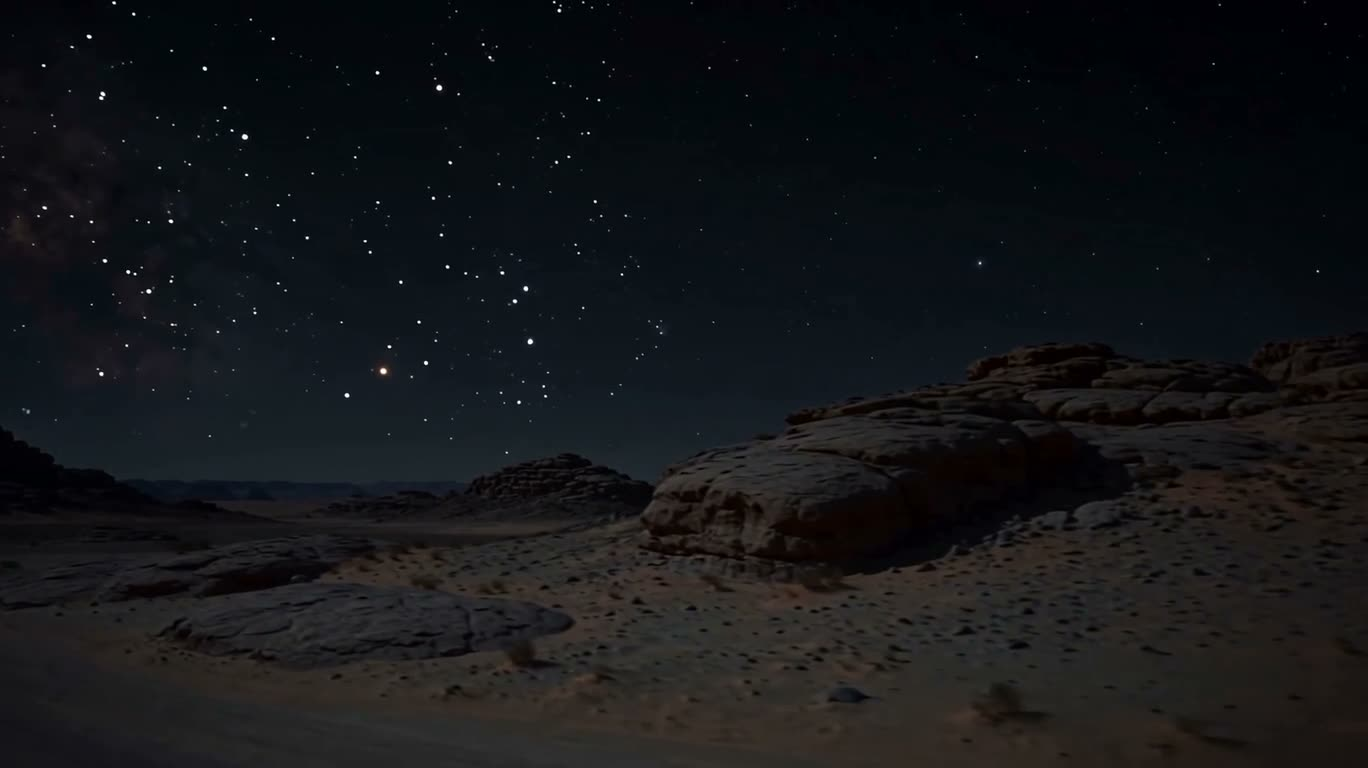 The Milky Way Under the Night Sky