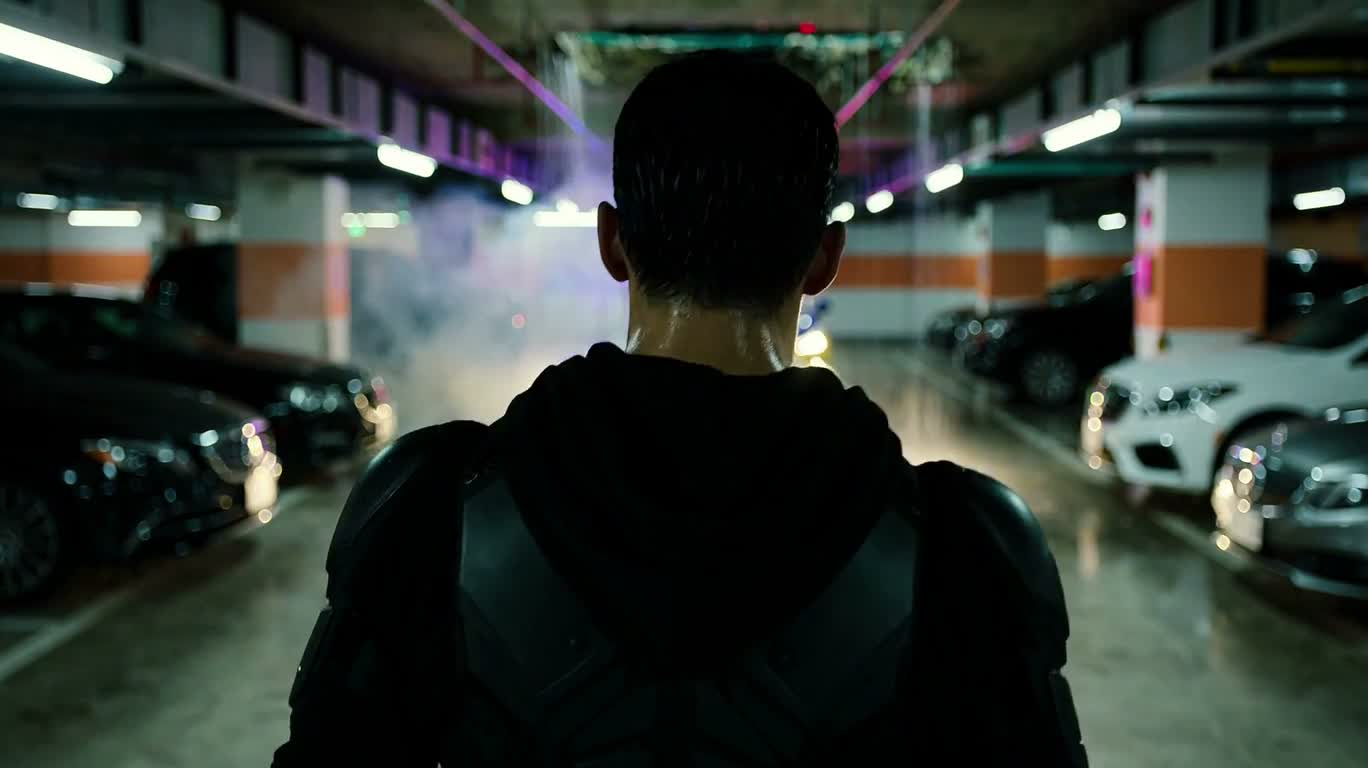 Combat matriciel dans un parking souterrain