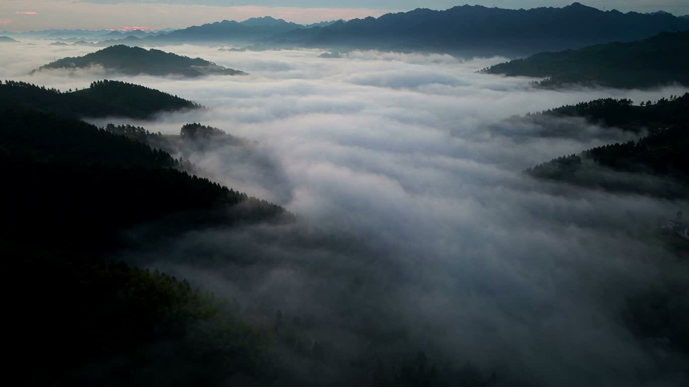Morning Mist Over the Valley