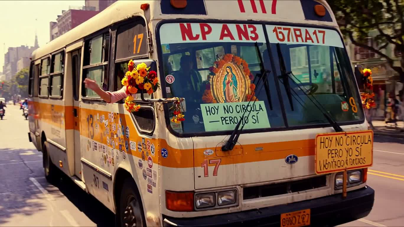 Xe buýt biến hình Bà ngoại tuyến 17 Thành phố Mexico