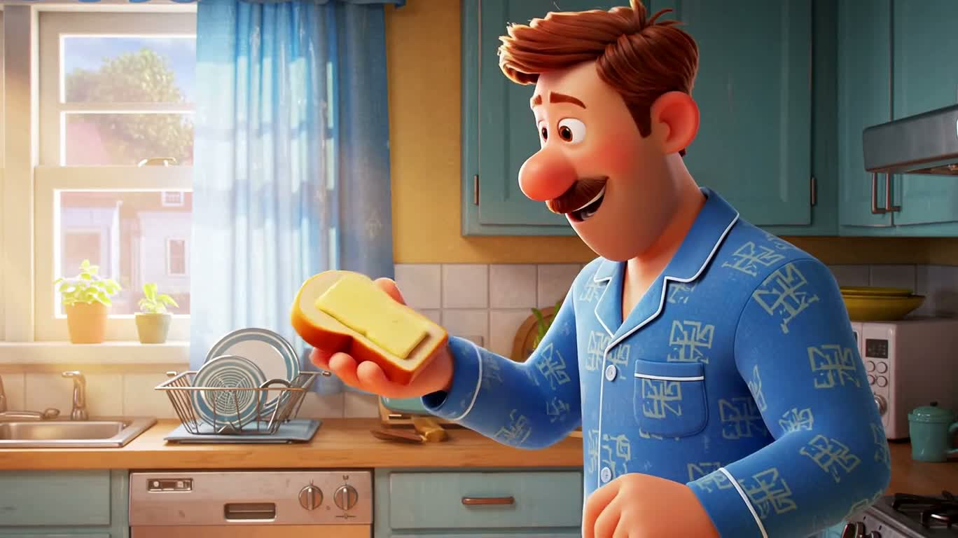 Cuộc truy đuổi bánh mì nướng bơ