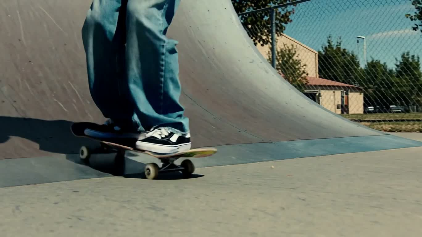 Élan dans le half-pipe