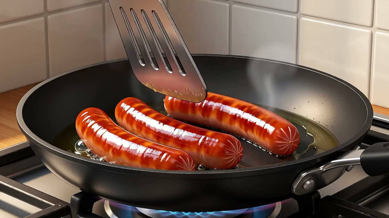 Bữa sáng kiểu Anh trong căn bếp ngập nắng