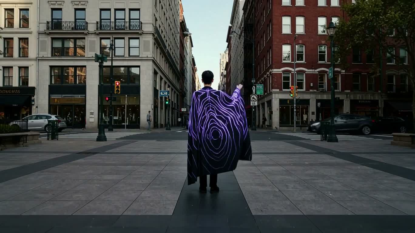La lumière violette重塑城市奇观