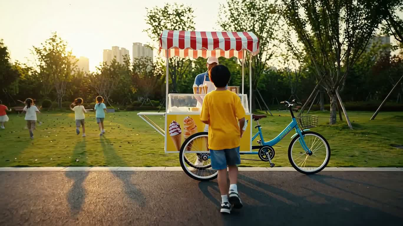 Chia sẻ tử tế trong công viên — AI video creation