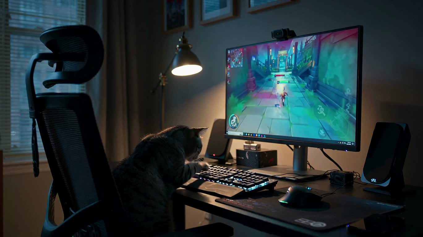 猫咪的游戏结束时刻