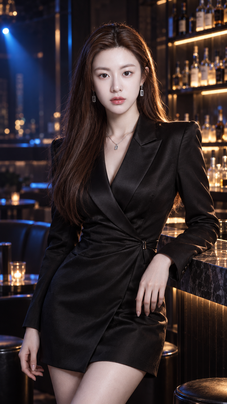 28岁中国女性夜店时尚肖像