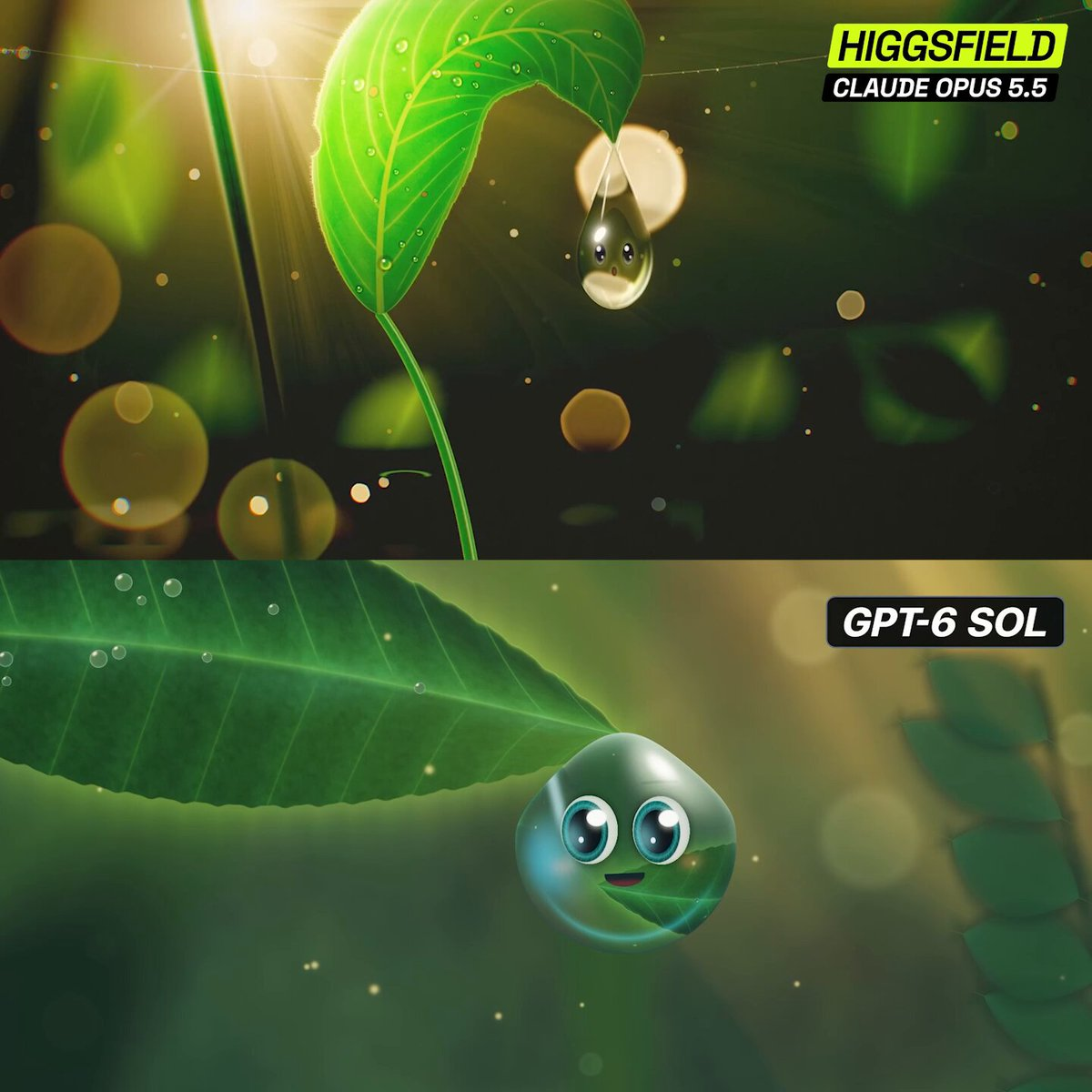 Water cycle looping animation