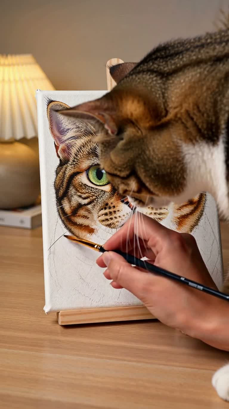 猫の自画像