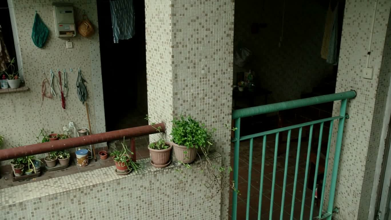 Căn hộ cũ nhìn từ ban công