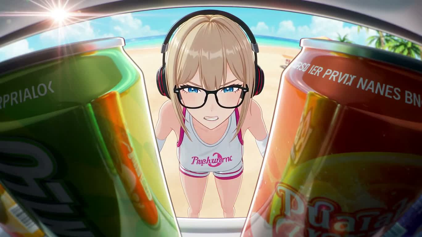 Beach Drink Machine Blasts Off