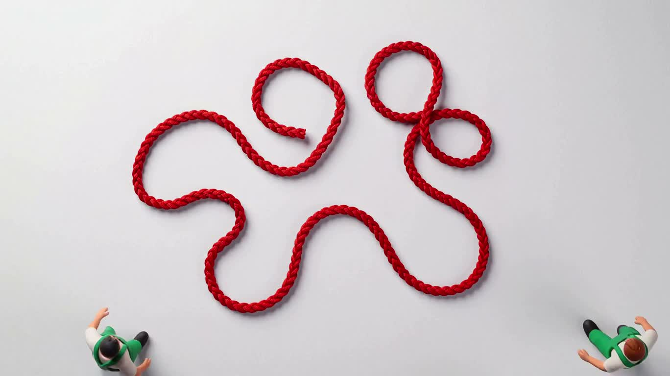 Red String Woven Smile