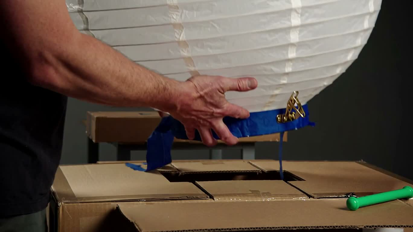 Calibrage des lanternes de papier réussi — AI video creation