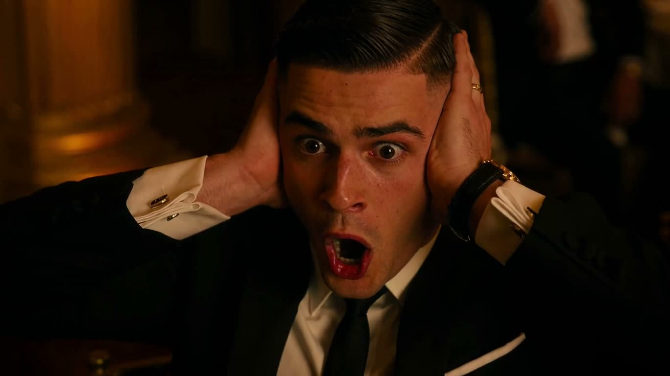 Shocked Reaction at the Awards Ceremony