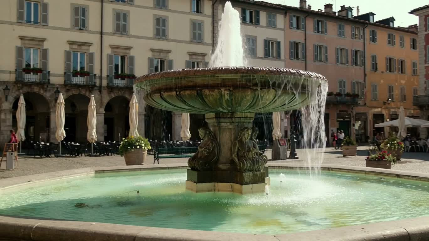 Flowing Vision of the Fountain Plaza