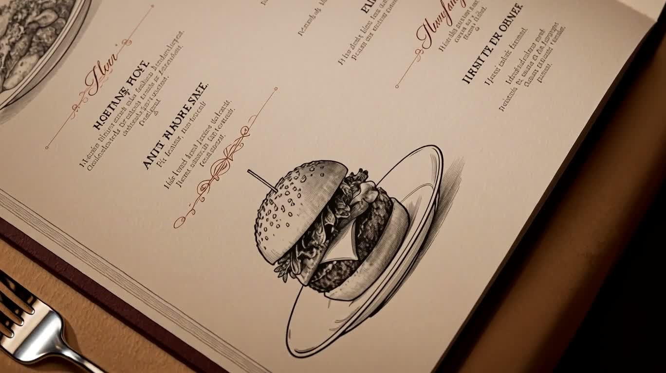 Un festin fantastique au menu