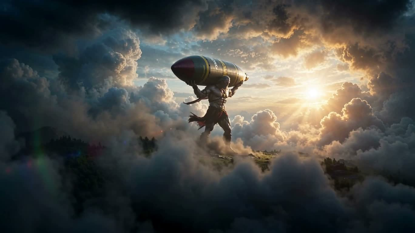 Le poids nucléaire d'Atlas — AI video creation