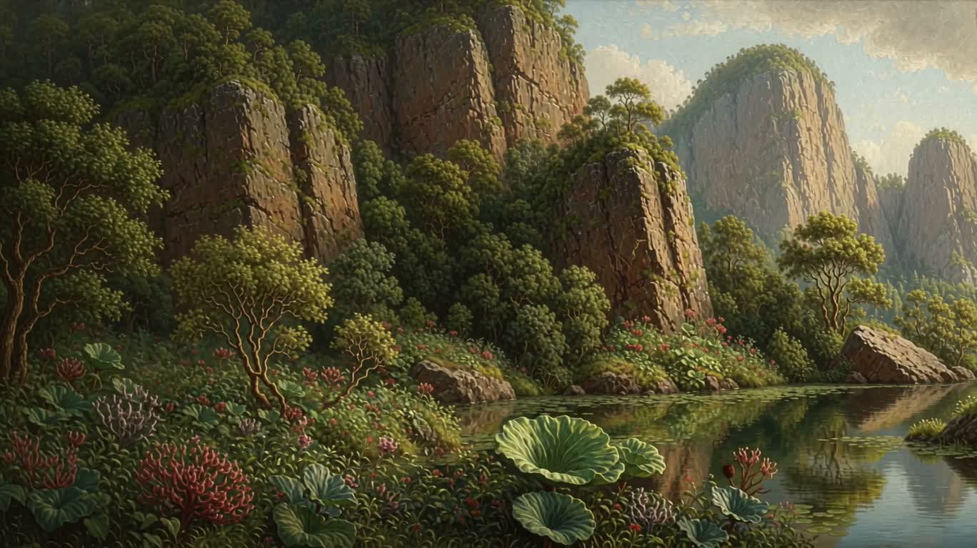 Alien Romantic Natural Wonderland