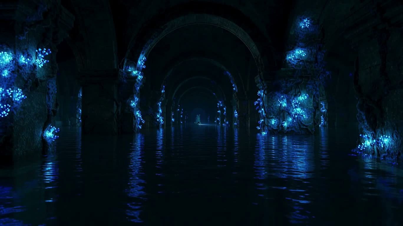 Sanctuaire lumineux dans les profondeurs de la mer Noire
