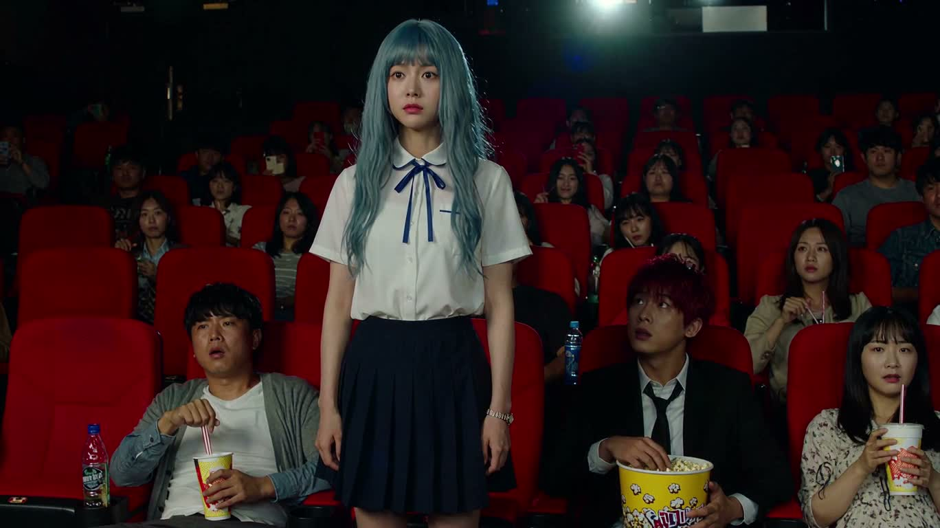 映画館のポップコーンいたずら — AI video creation