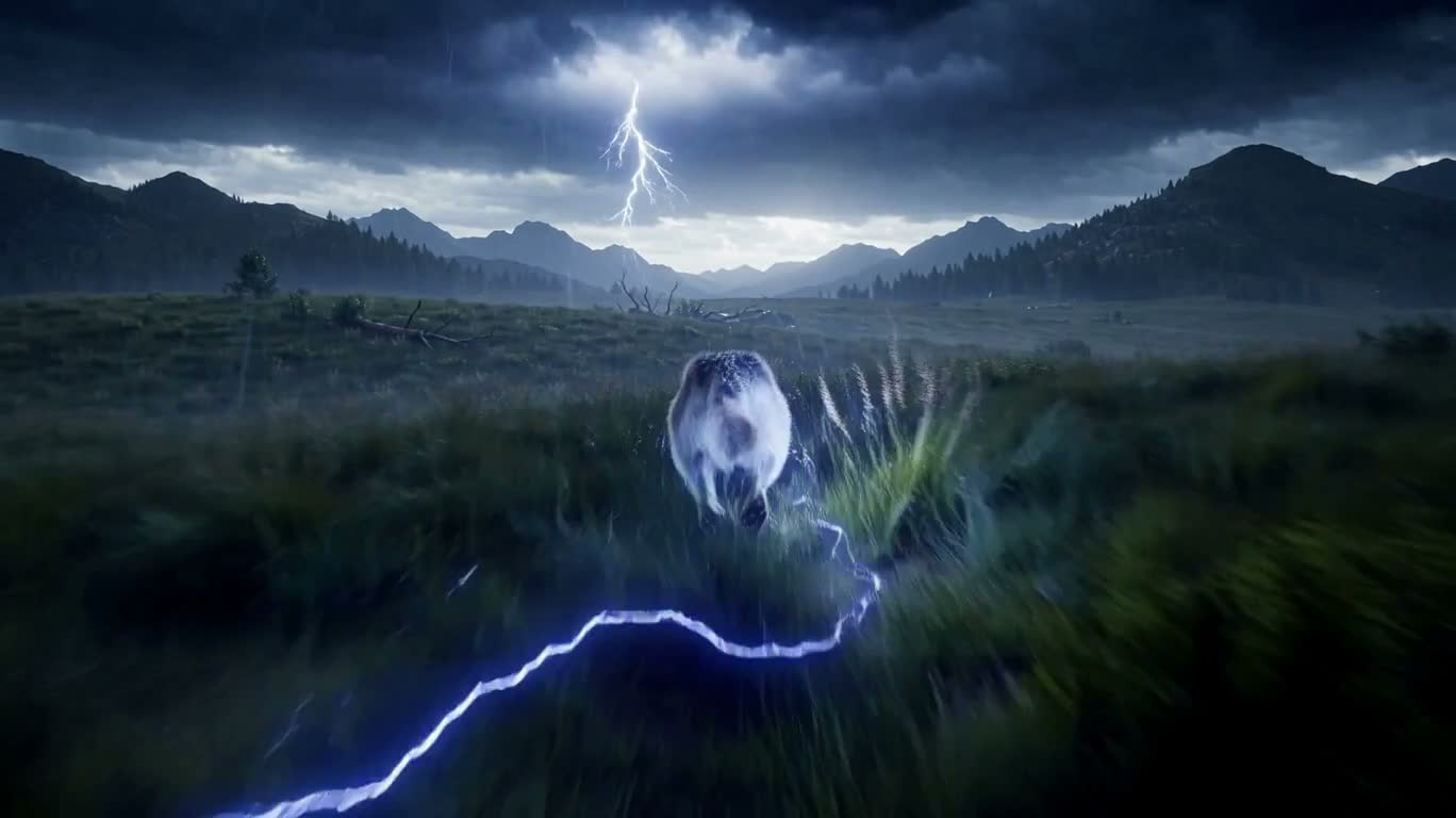 雷霆草原闪电狼追逐