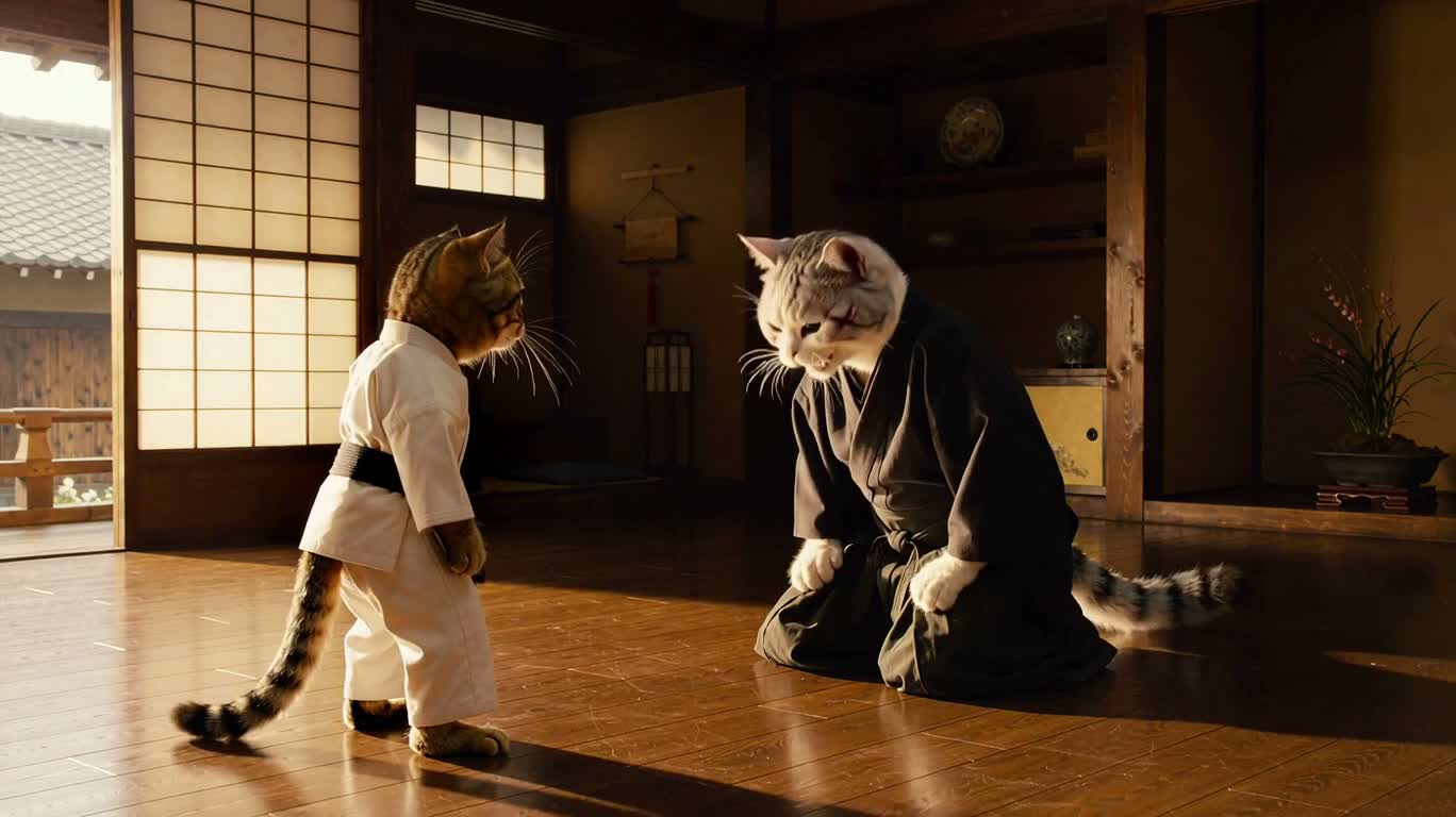 Dojo Cats Duel