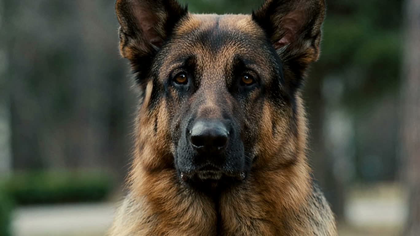 会说话的德国牧羊犬