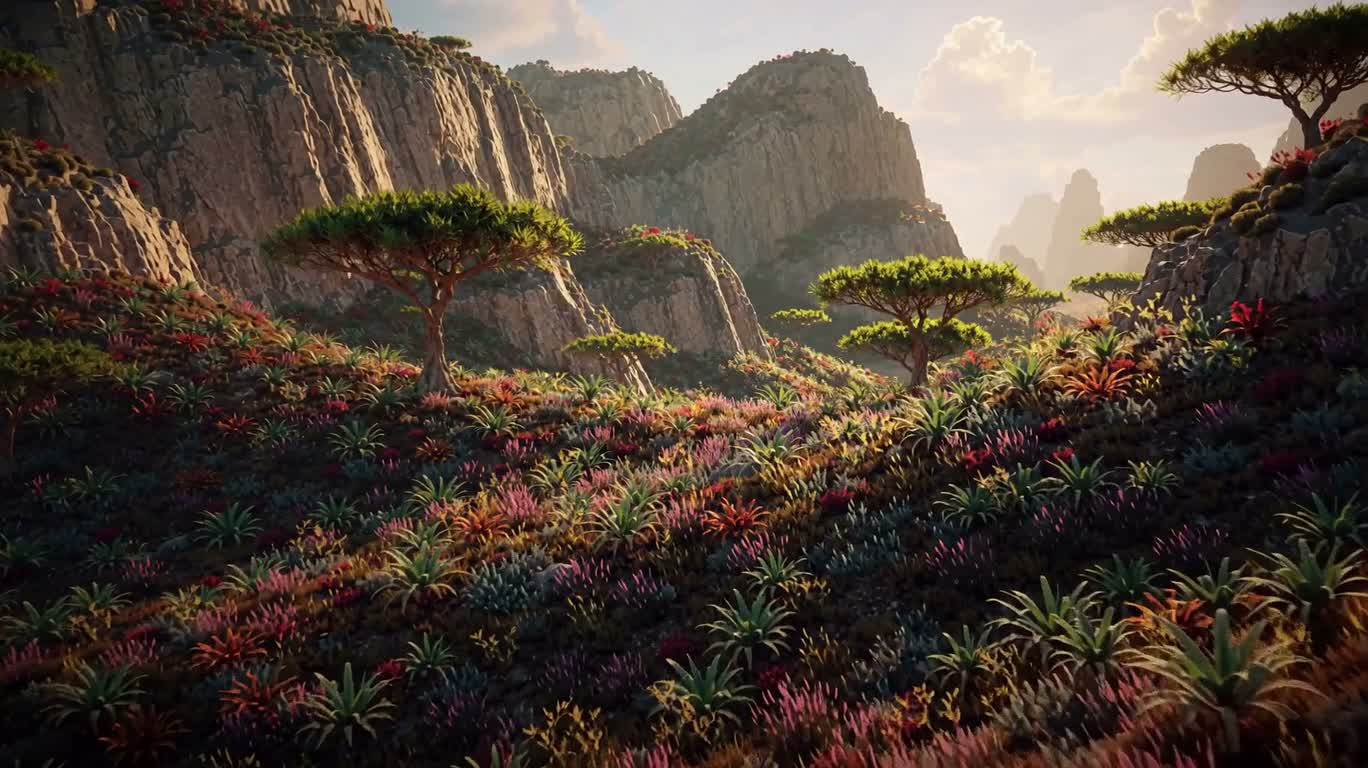 Alien Colorful Secret Realm