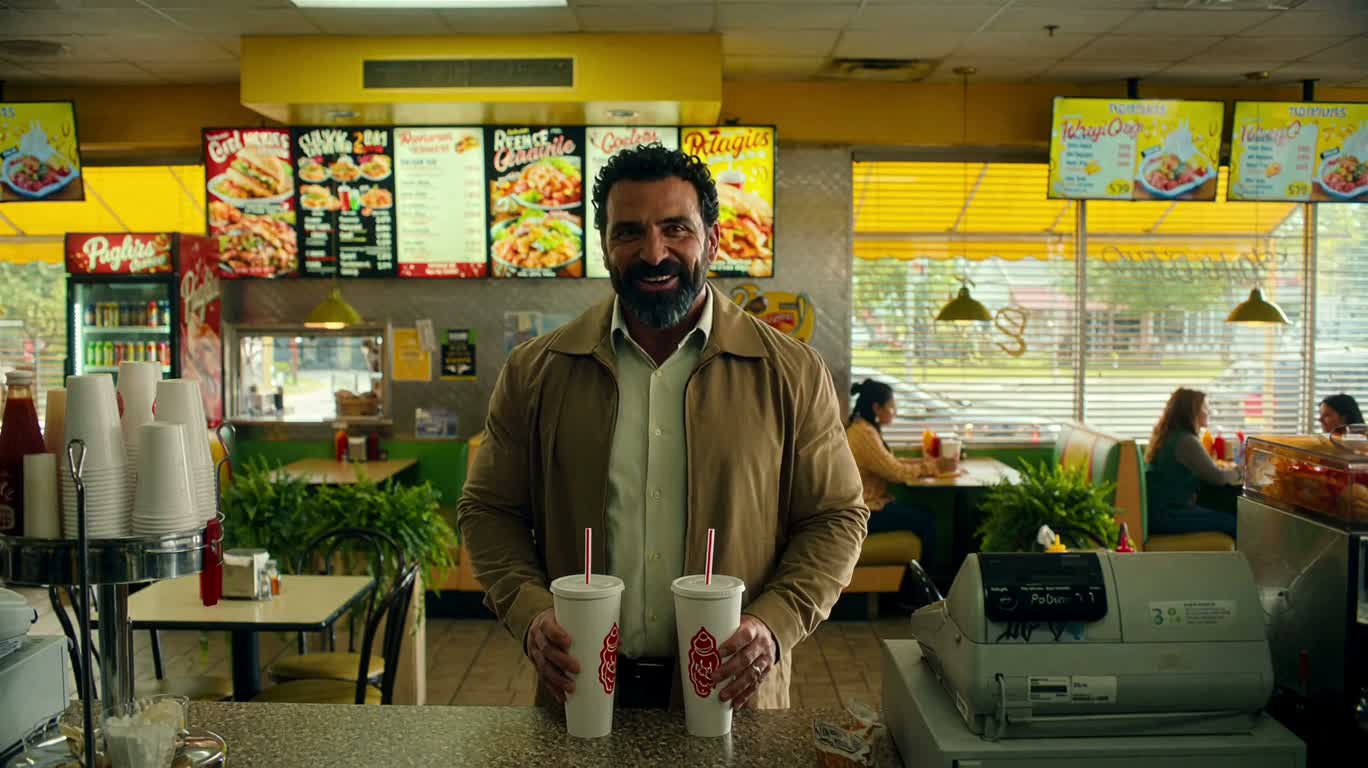 Double Order at the Fast Food Restaurant — AI video creation