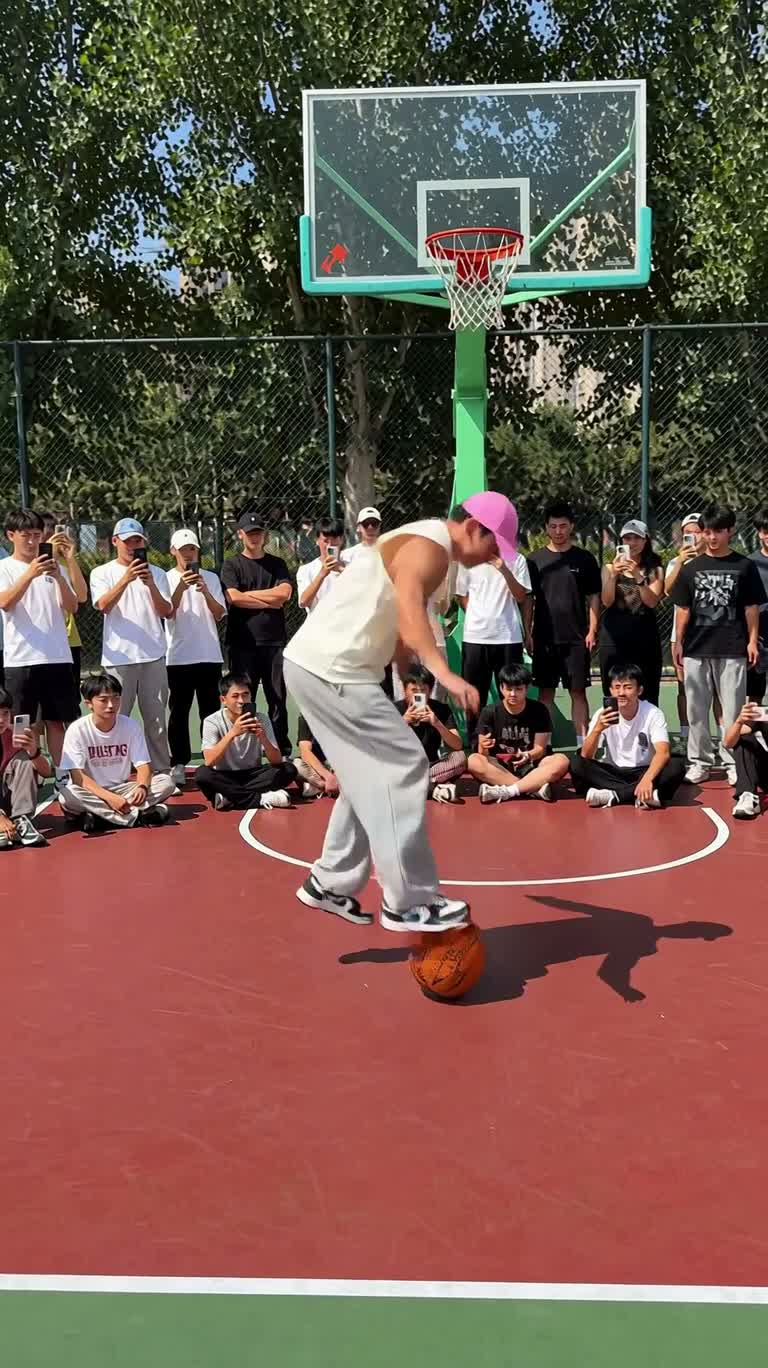 Consecutive Backflip Challenge on a Basketball