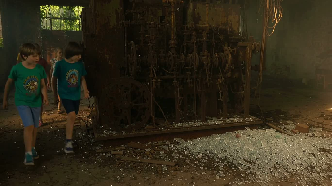 Aventure d'enfance dans les ruines — AI video creation