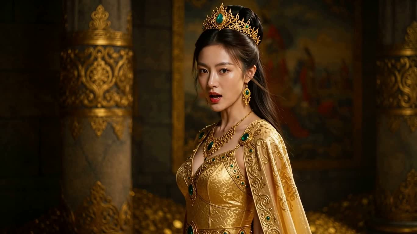 黄金宝藏中的维京女王