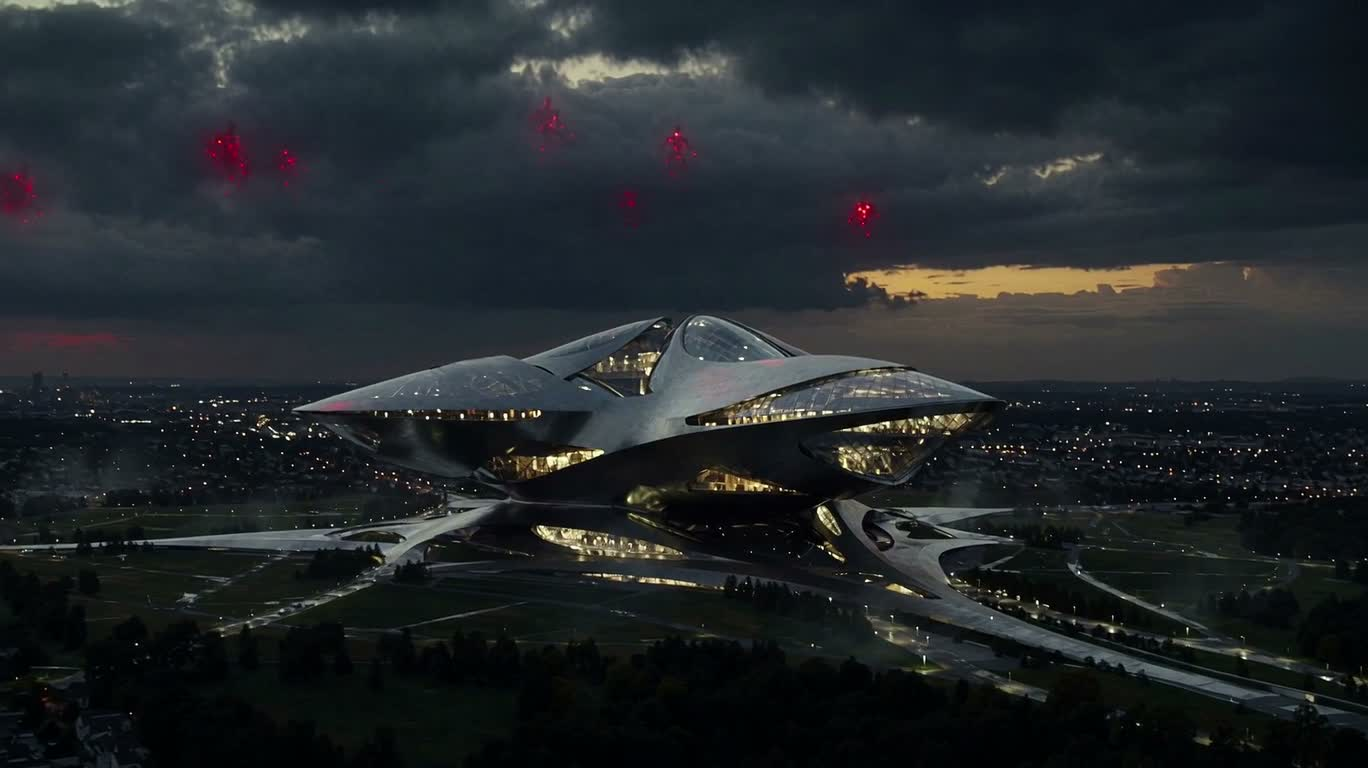 Red Lightning Strikes the Crystal Cloud Museum