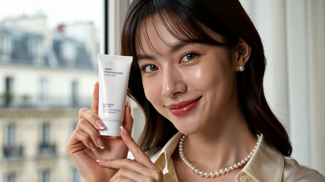 Paris Morning Light Sunscreen Skincare Ad