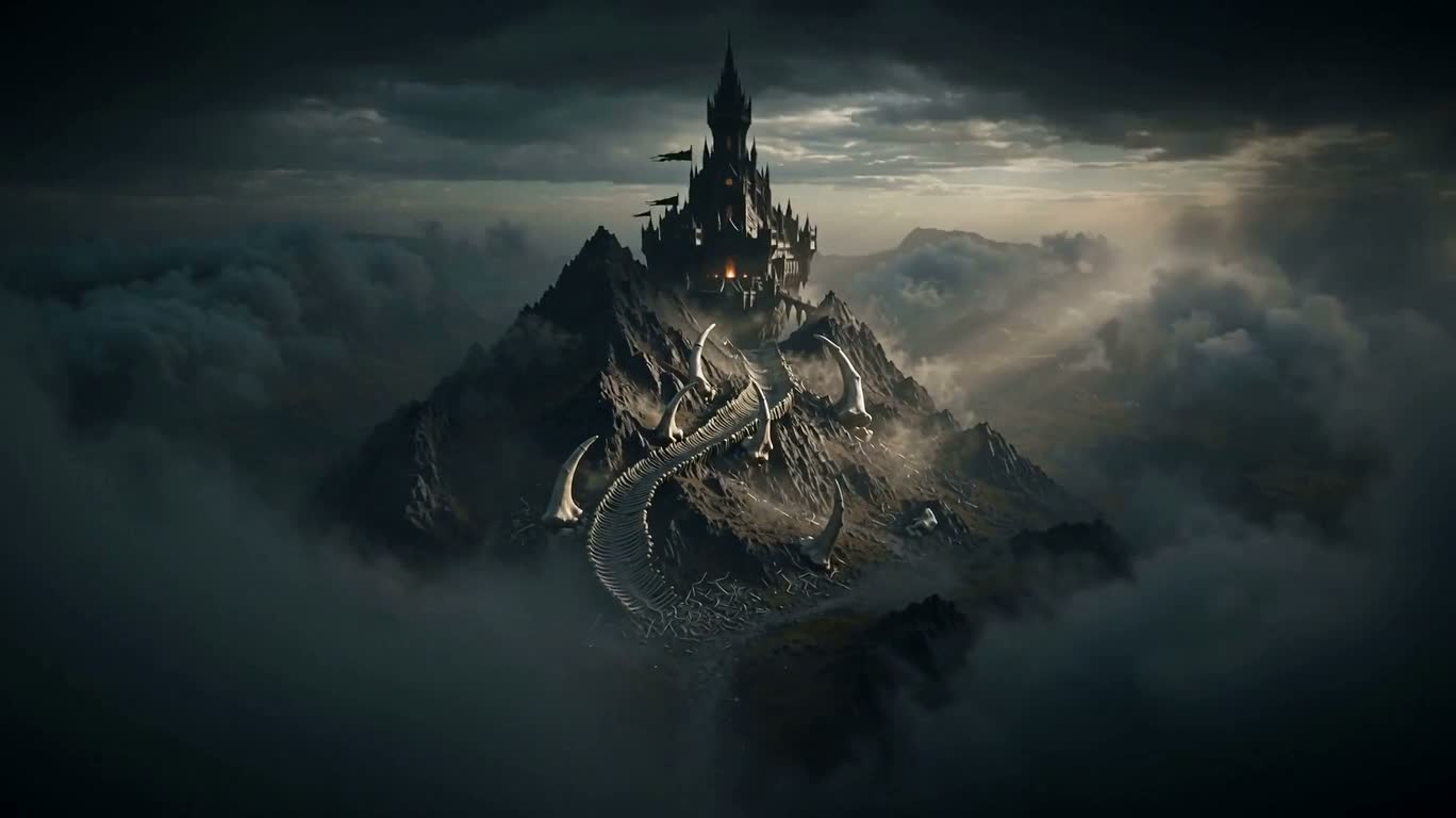 Sky Castle atop the Bone Mountain