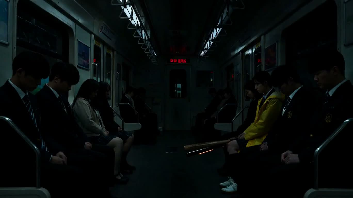 Le fantôme du métro et la fille aux yeux violets