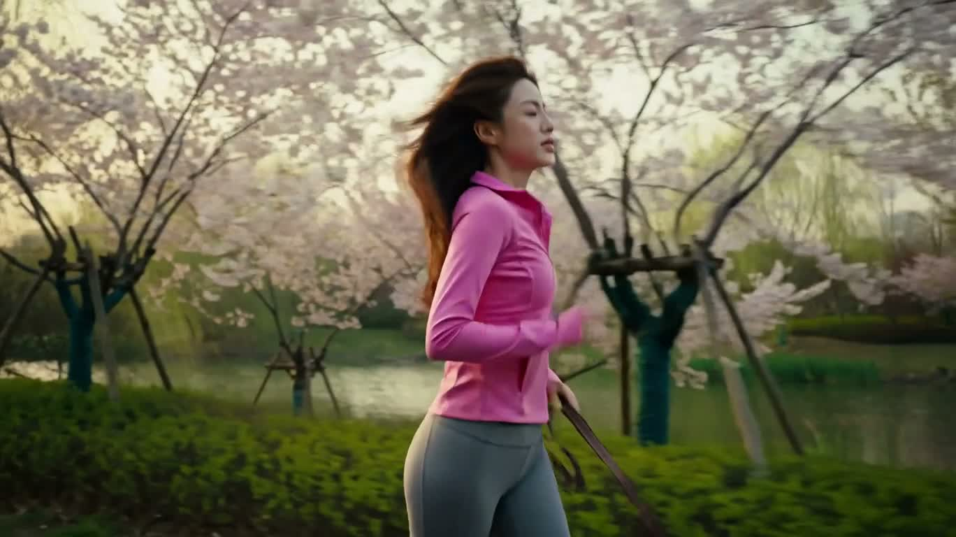 Hài kịch chó đuổi hoa hồng trong công viên