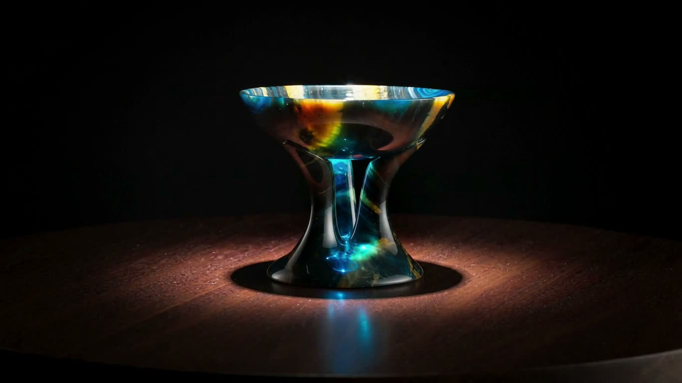 黑曜石双柄水光圣杯