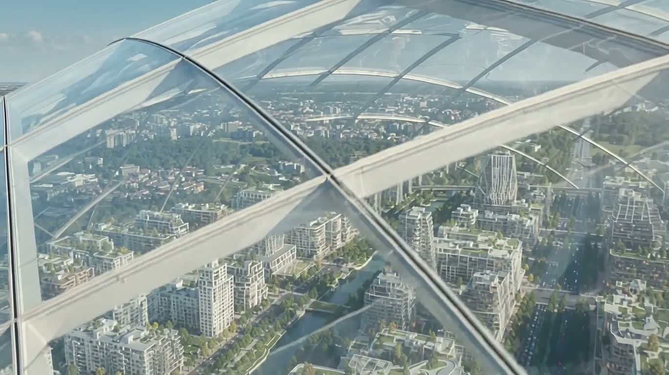 Une cité autosuffisante sous le dôme